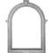 Ekena Millwork Gable Vent Louver Trim, Art Deco Style use with GVCA22X32, 22"IW x 32"IH x 3"P GVCAT32X22 - alternate 2